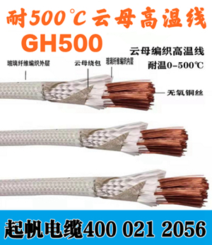 耐高溫電纜的型號、分類、性能及適用范圍